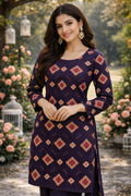 Purple Embroidered Unstitched 2-Piece Suit.......ASB-PPL-EMB-014