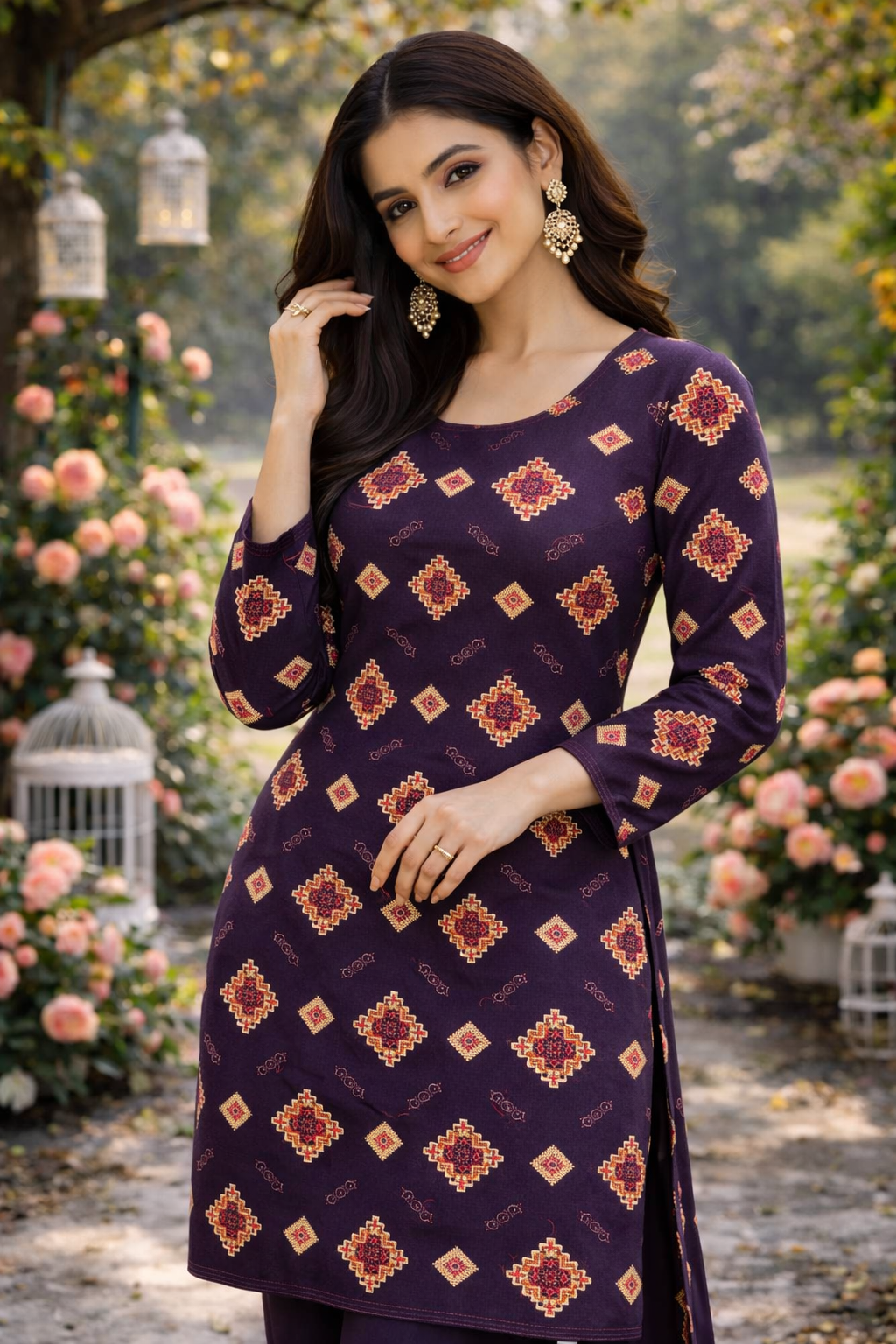 Purple Embroidered Unstitched 2-Piece Suit.......ASB-PPL-EMB-014